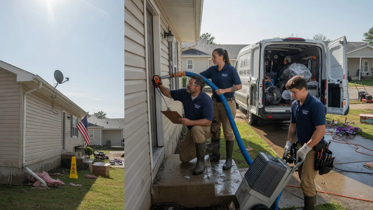 Ceiling Water Damage Restoration in Granite, OK near me